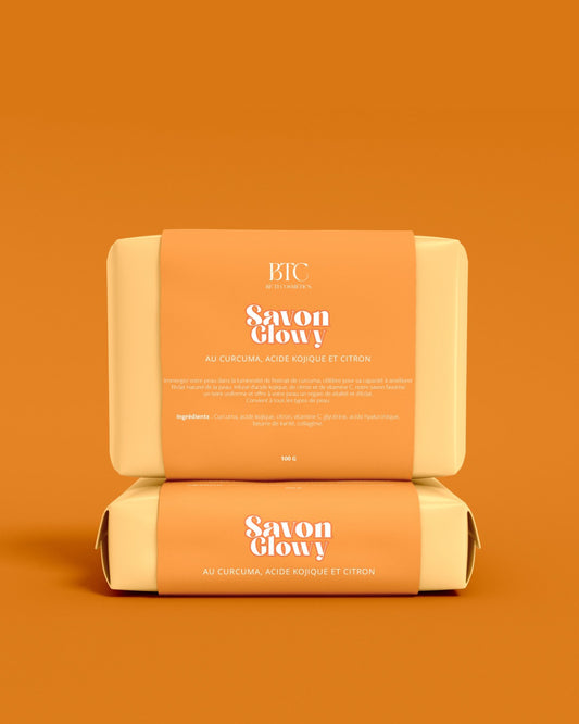 Savon Glowy au curcuma, acide kojique et citron